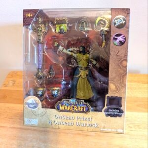 World of Warcraft Undead Priest & Warlock Figure Brand New With Tag From MacFarl